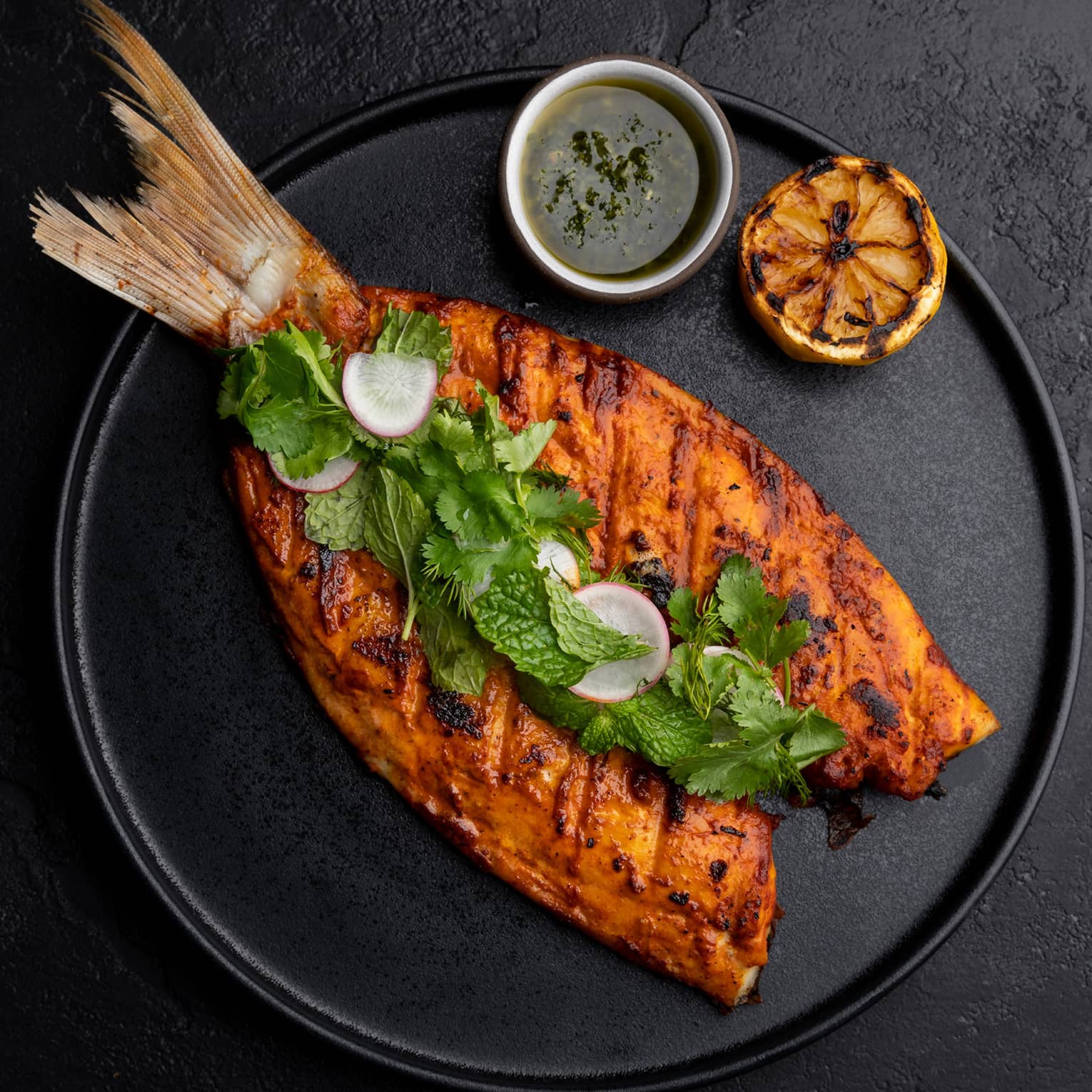 Grilled snapper dish from Coin & Candor