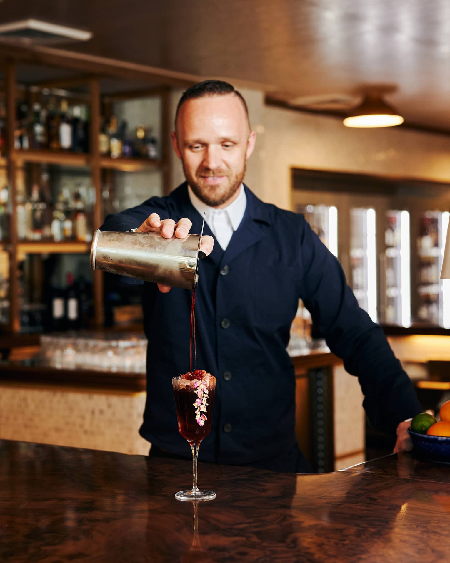 Mixologist Matthew Dress