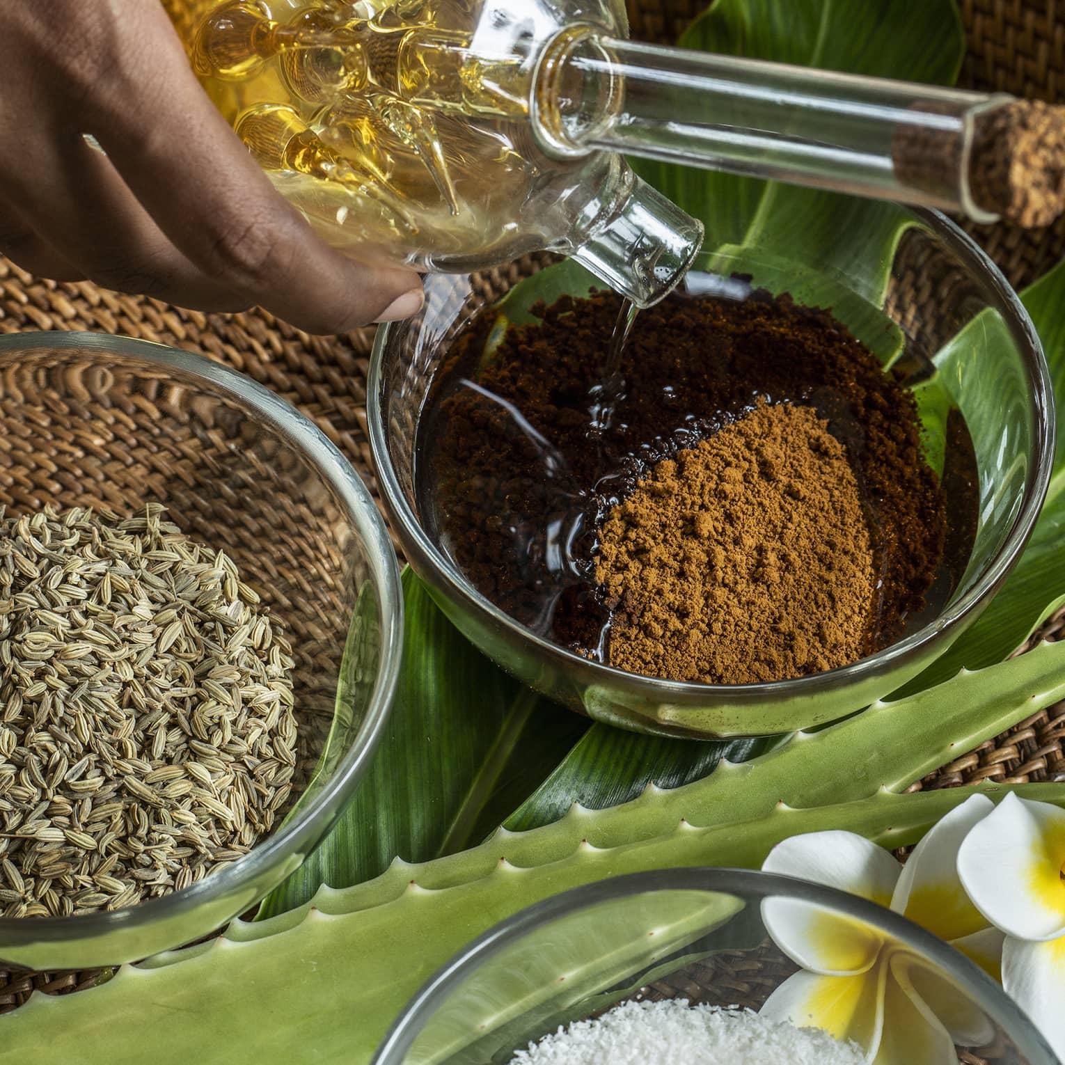 Homemade scrubs available at the Spa