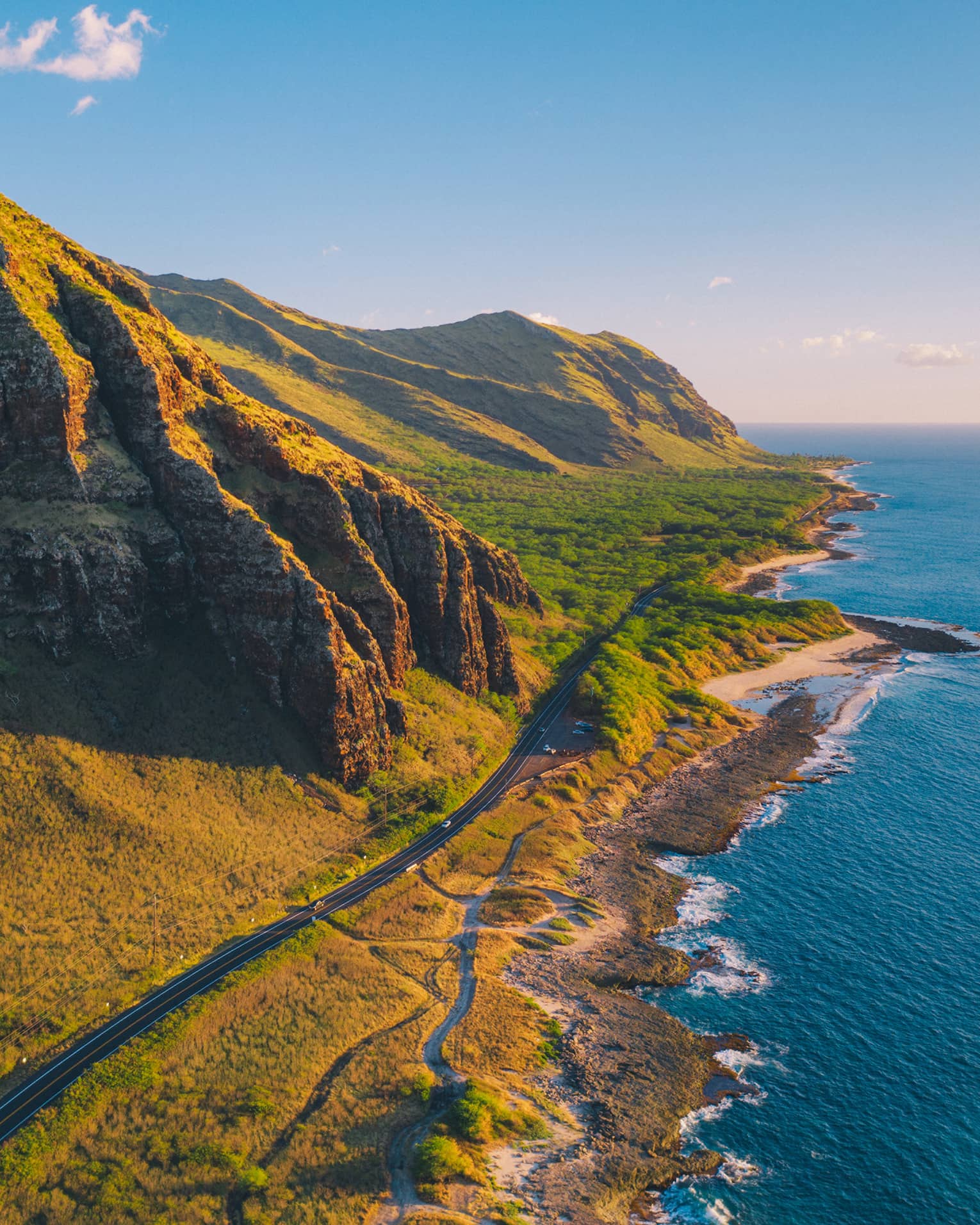 Coastline of Oahu