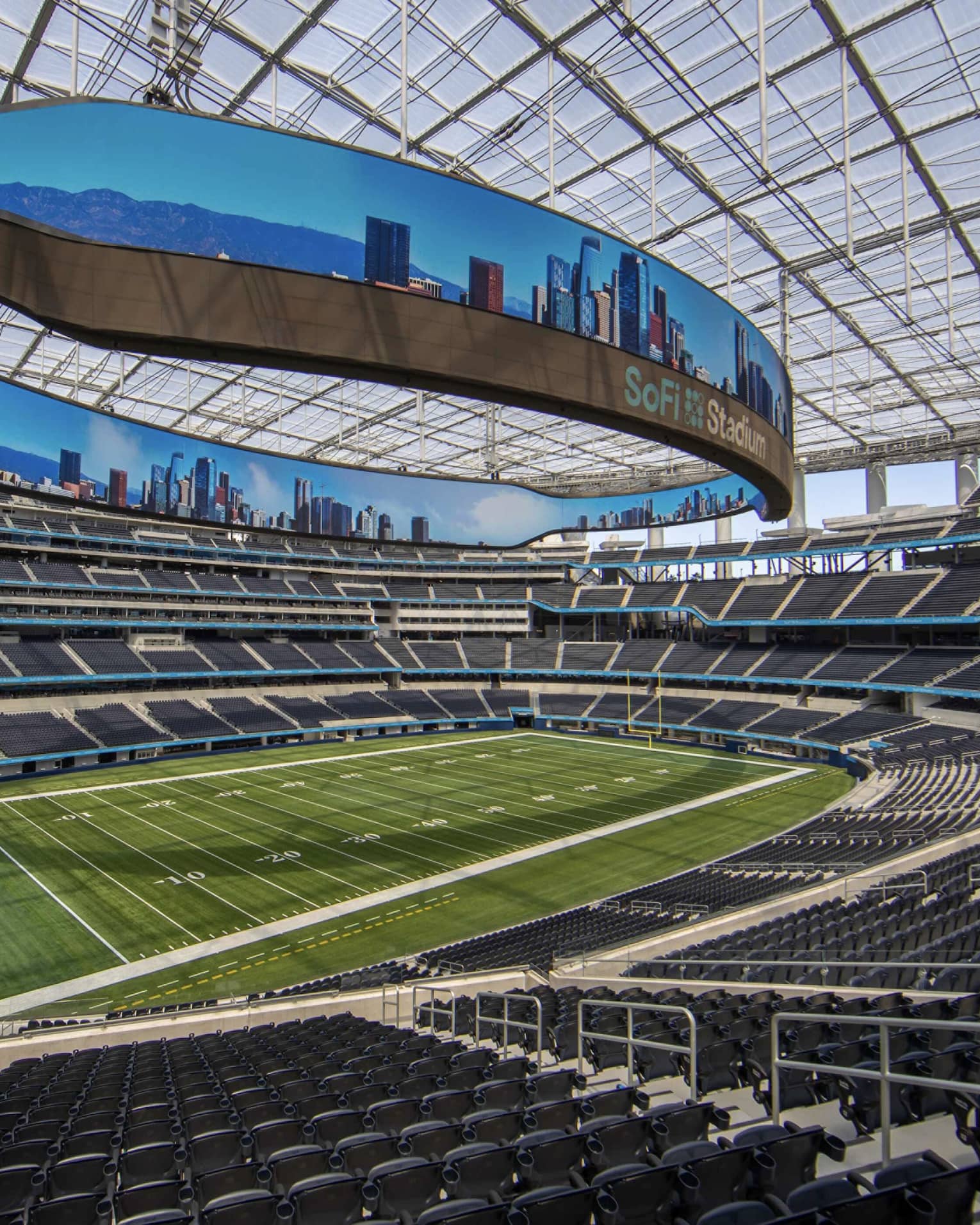 SoFi Stadium football field