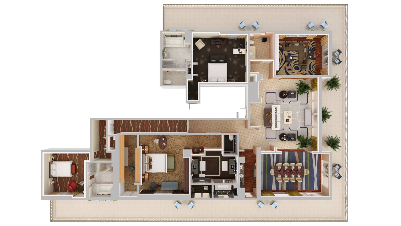 Penthouse Suite Beverly Hills Beverly Wilshire A Four