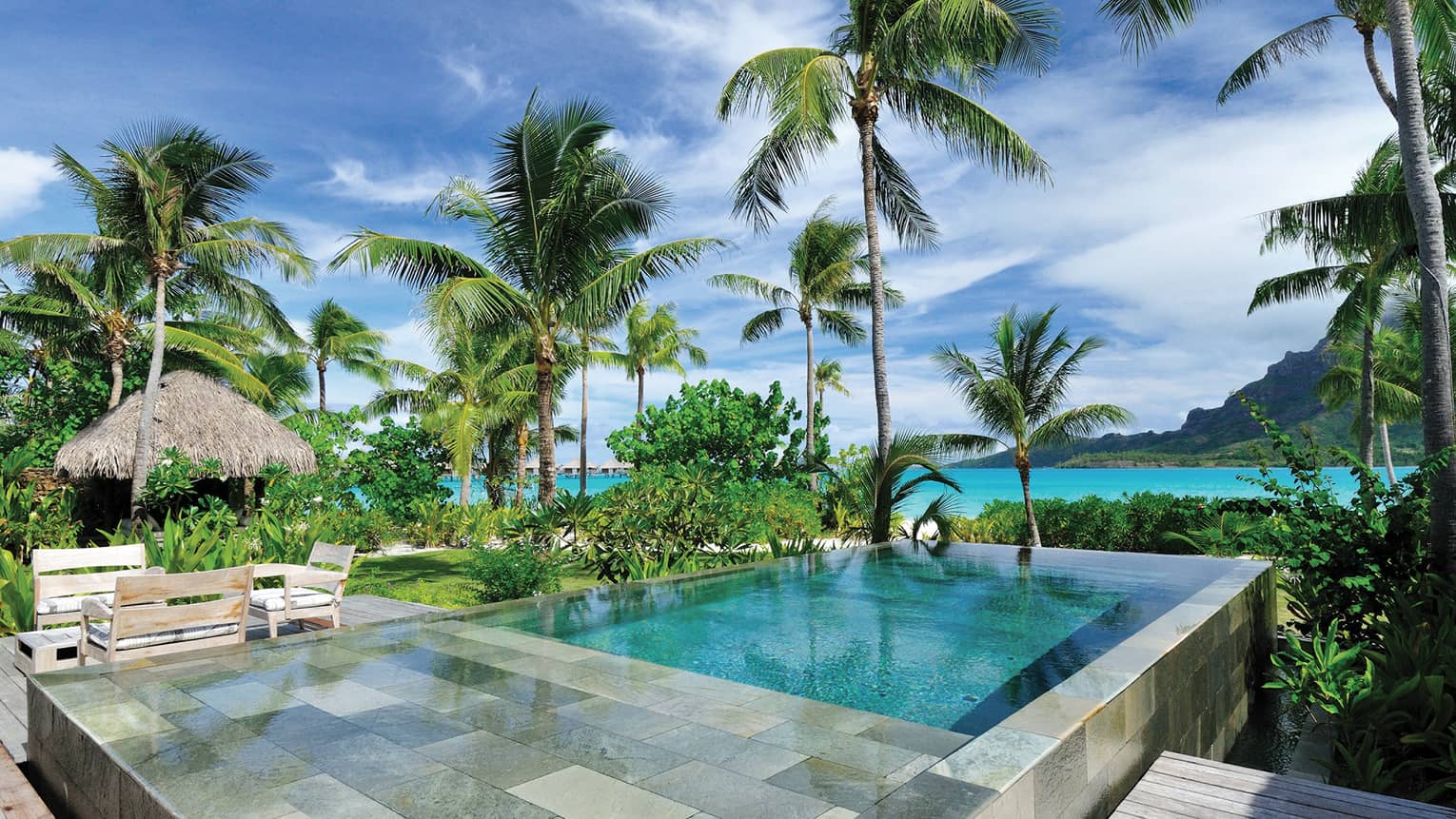Bora Bora Beachfront Villa ThreeBedroom Four Seasons Resort