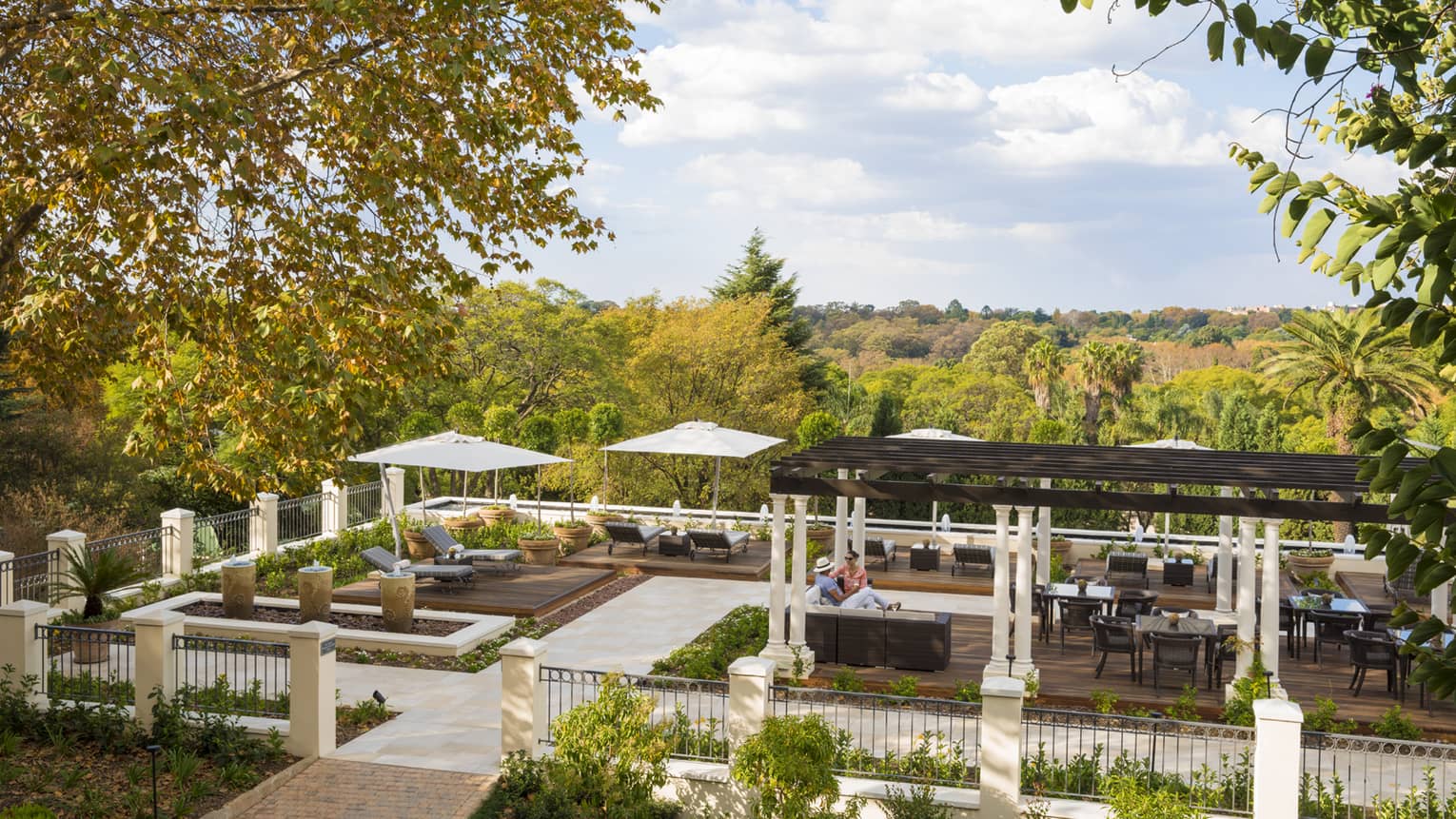 Johannesburg Fine Dining Flames Restaurant at Four Seasons Hotel