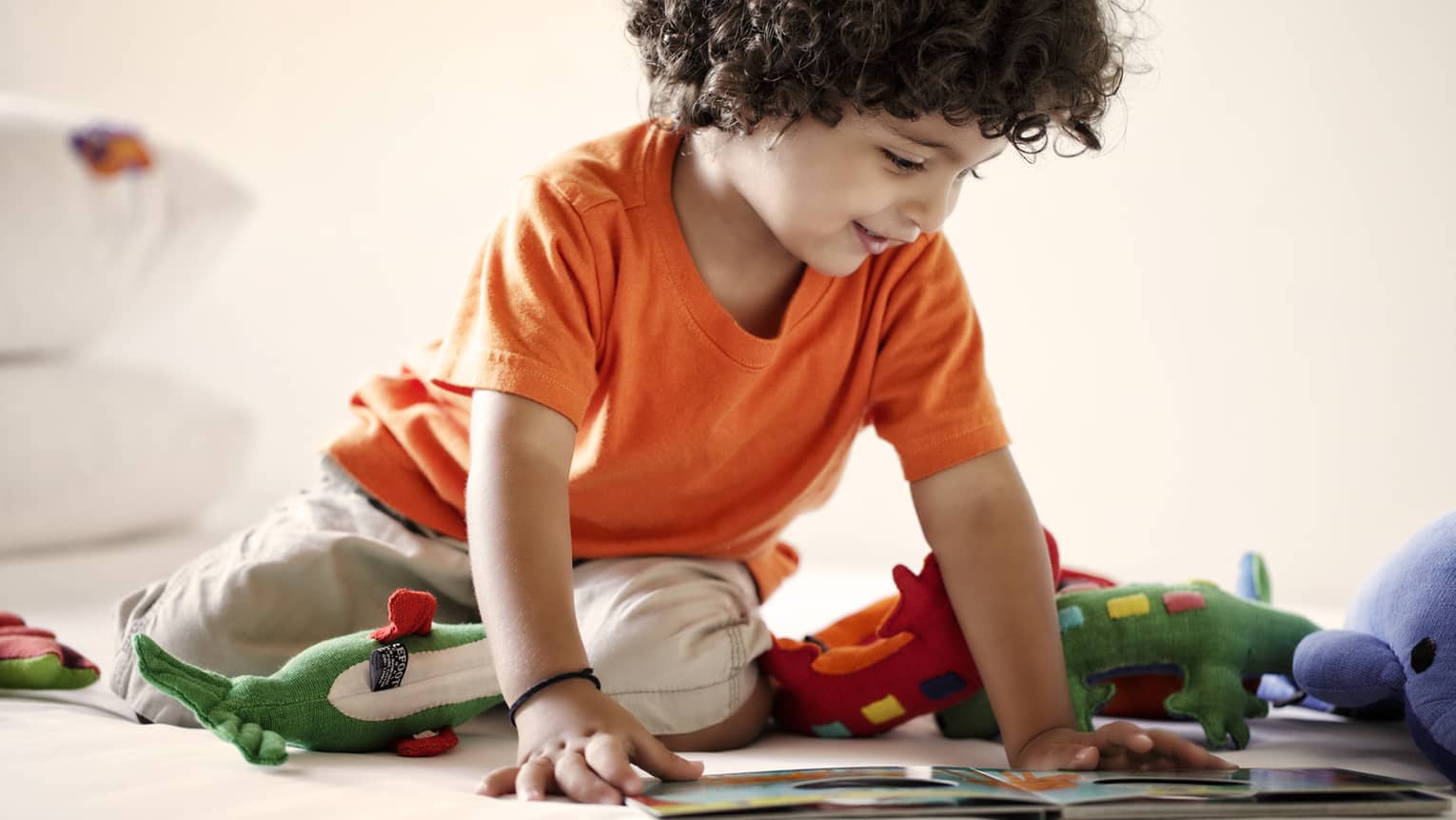 A kid playing