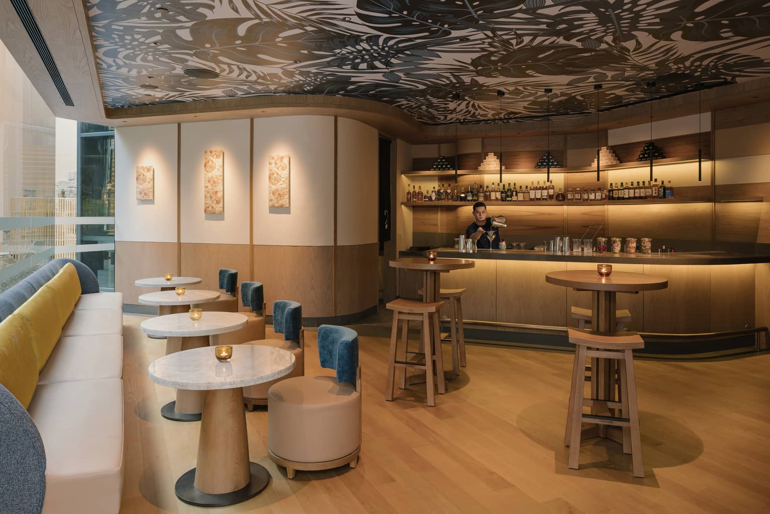 Nobu dining area and bar