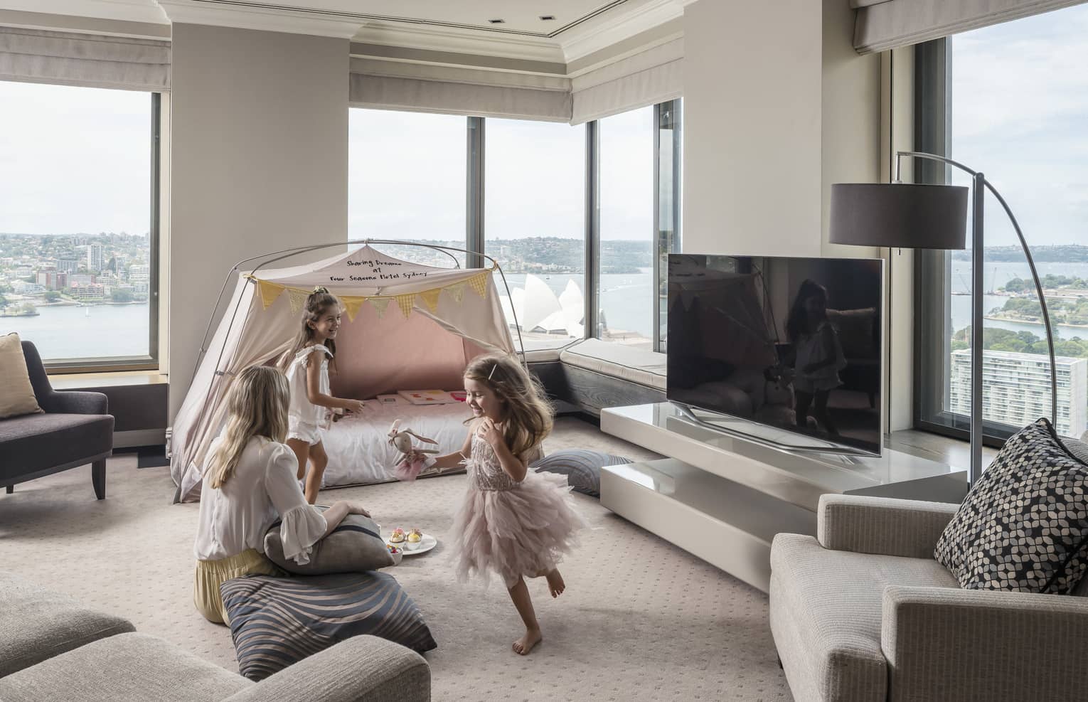 Sleep-in luxury tent experience for kids