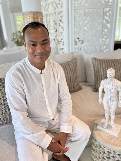 Acupuncturist Dinesh Man Lakhe