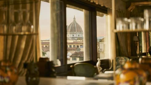 View of the Duomo from Executive Suite at Four Seasons Hotel Florence