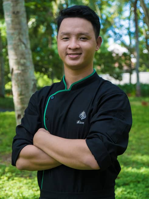 A portrait of chef Huynh Van Hien from Four Seasons The Nam Hai, Hoi An, Vietnam