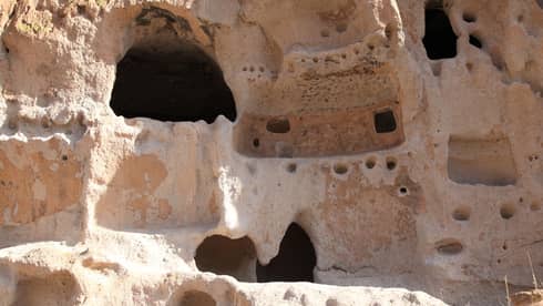 Bandelier National Monument cliff dwelling 
