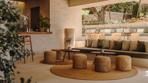 Interioor of restaurant Llum i Sal