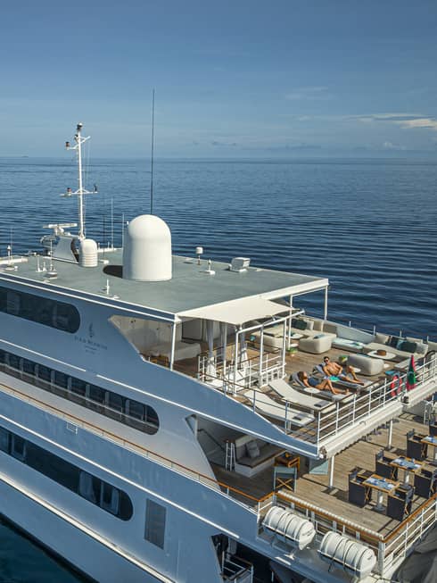 Four Seasons Explorer yacht at sea