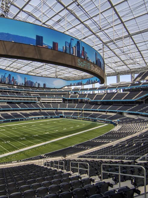 SoFi Stadium football field