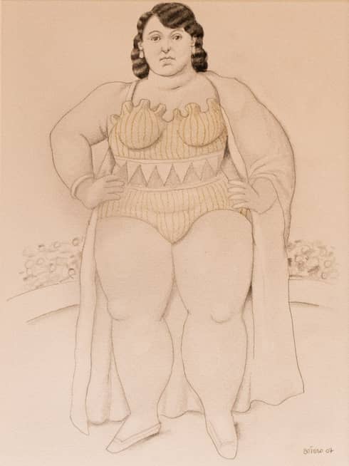 ?Circus Woman? (2007) by Fernando Botero