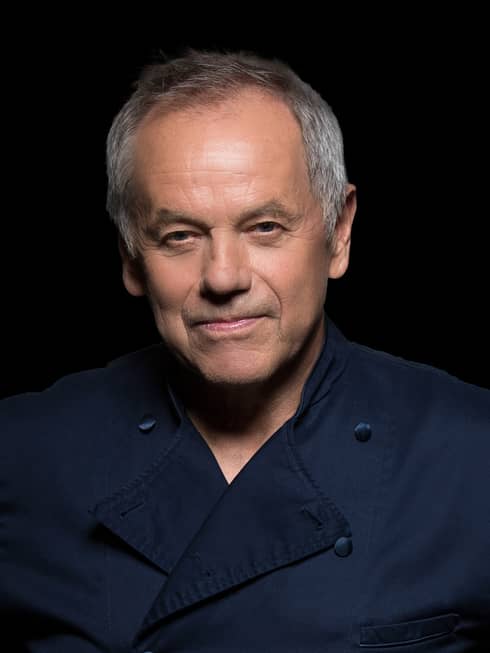 A portrait of Wolfgang Puck'c chef