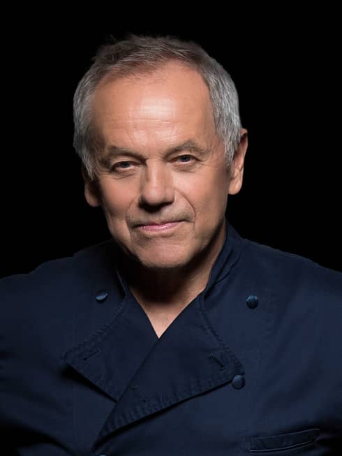 A portrait of Wolfgang Puck'c chef