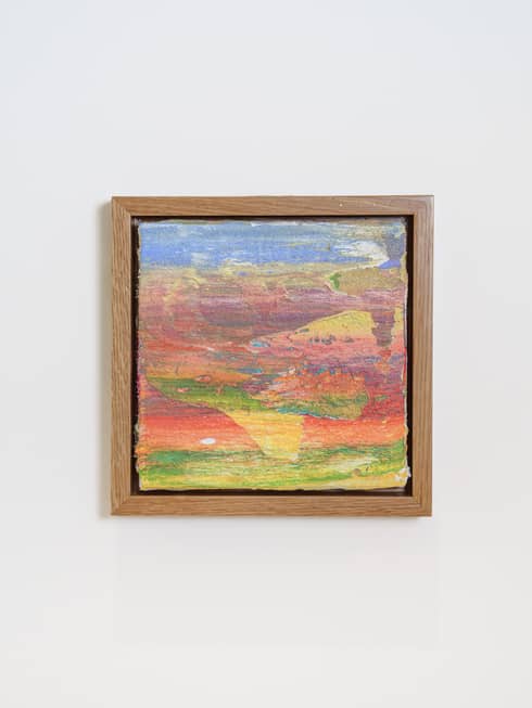 Square abstract painting