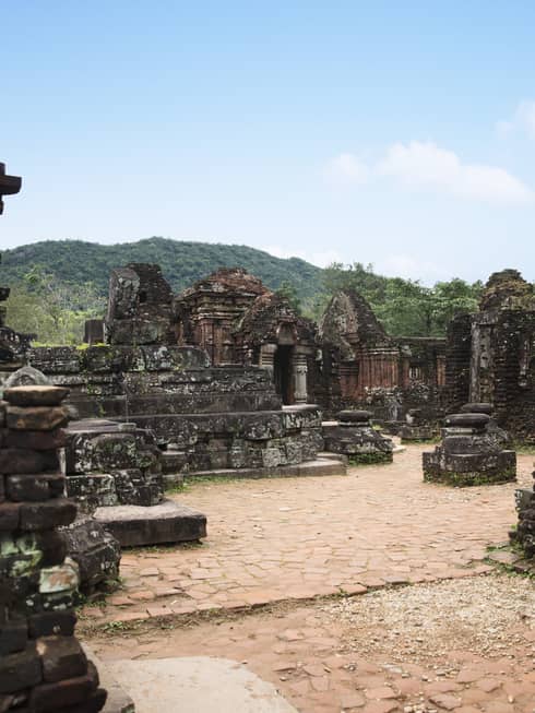 A image of the My Son ruins in The Nam Hai, Hoi An, Vietnam