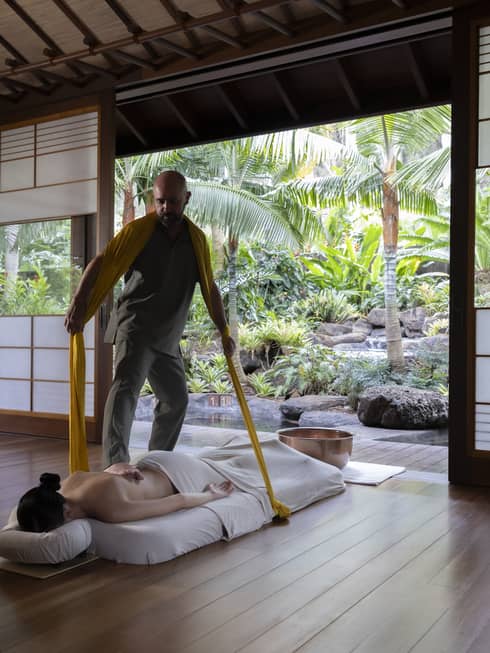 Sarga Bodywalking spa treatment at Sensei Lanai, A Four Seasons Resort