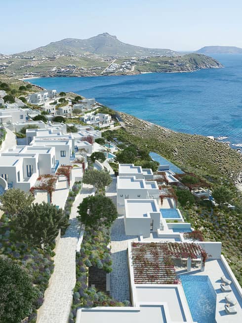 Rendering of resort aerial
