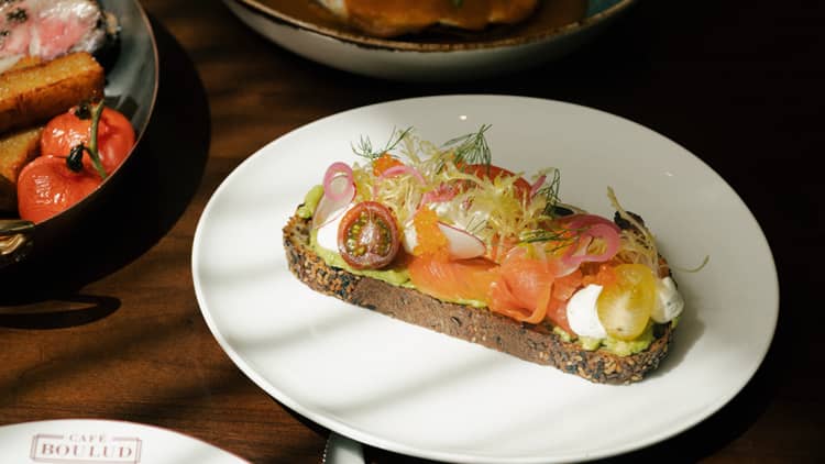 Smoked Salmon and Avocado Tartine