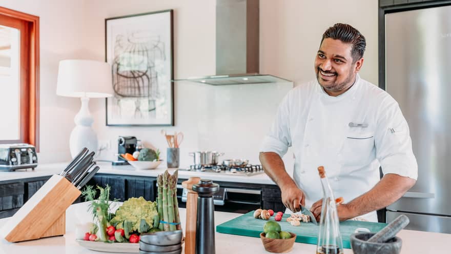Chef in the kitchen. 