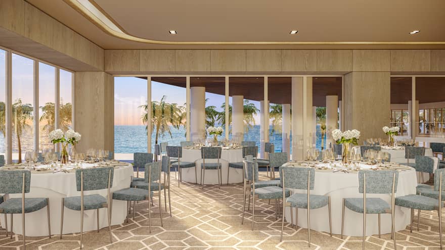 Serene Wedding Venue Fort Lauderdale Abstract Art