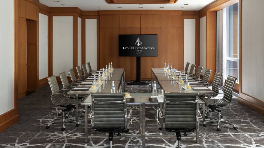 A view of the Key Biscayne Meeting Room 