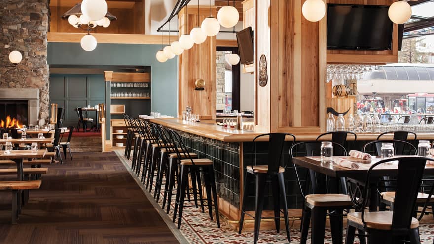 The Handlebar bar area at Four Seasons Resort and Residences Jackson Hole
