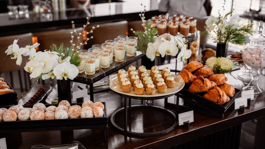 Dessert buffet spread