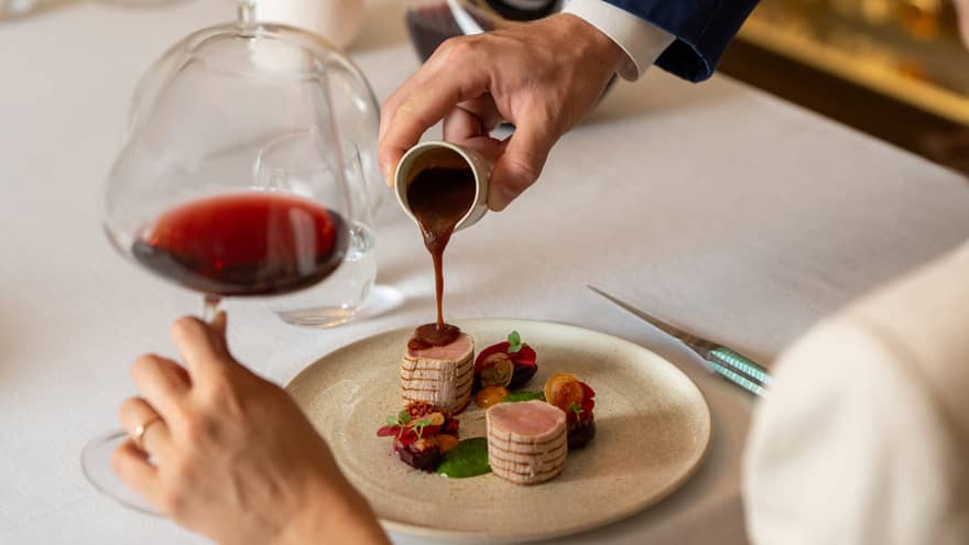 Savoury bites with wine pairing
