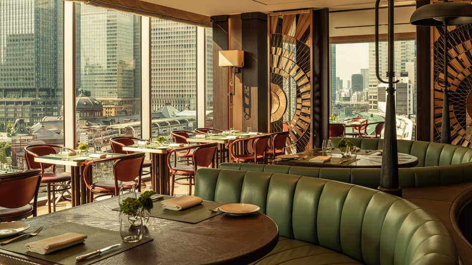 Fine dining room with natural sunlight