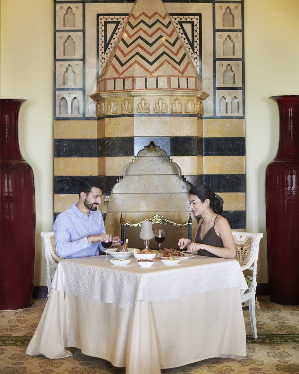 Couple enjoys traditional Arabic dishes at Levantine Reimagined at Byblos