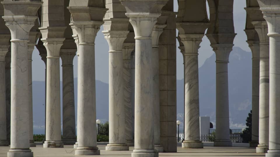 Columns in the ancient city of Carthage
