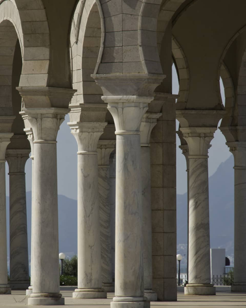 Columns in the ancient city of Carthage