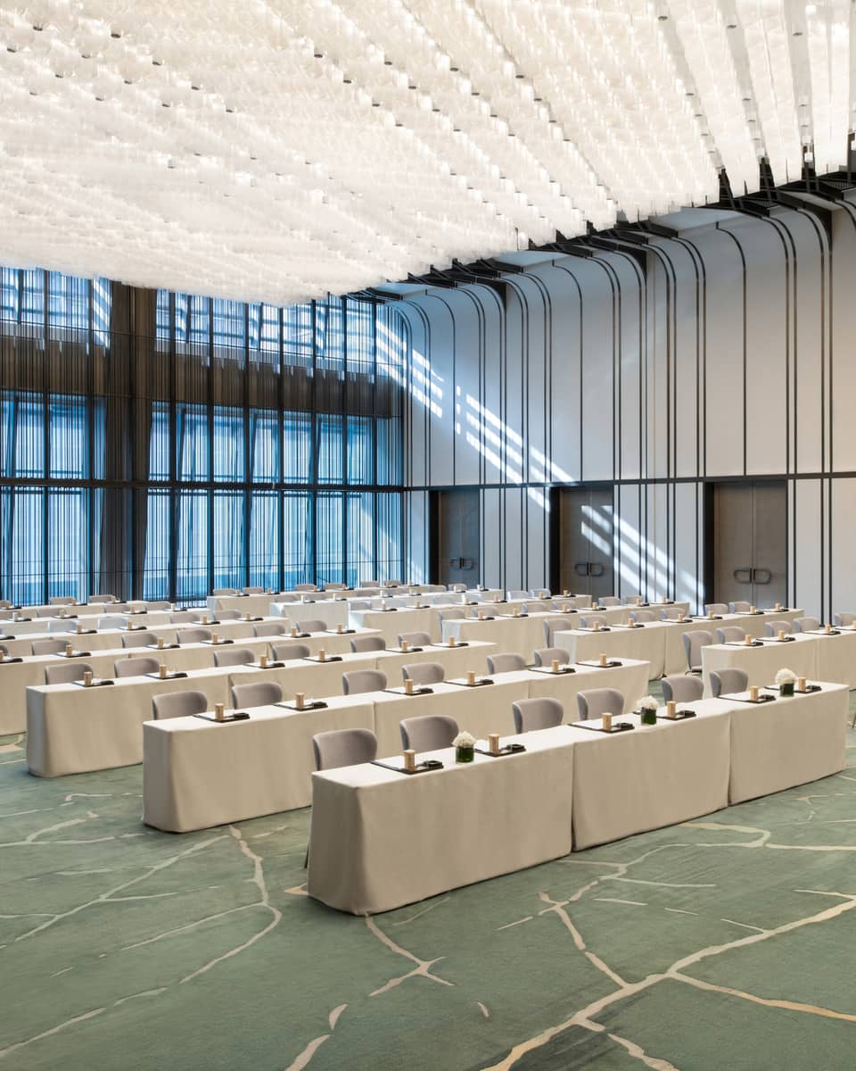 Grand ballroom with classroom seating