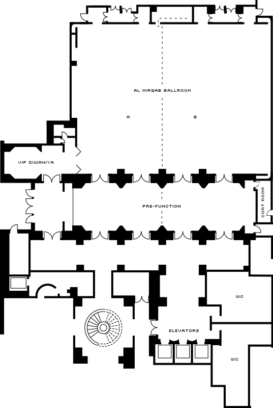 kuwait city meeting event venues ballrooms four meeting note taking