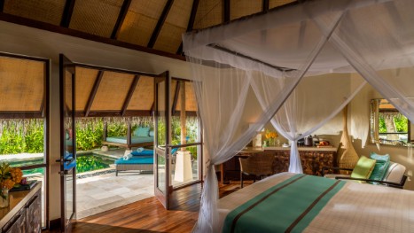 Malediven Unterkunft Strand Pavillon Mit Pool Four Seasons