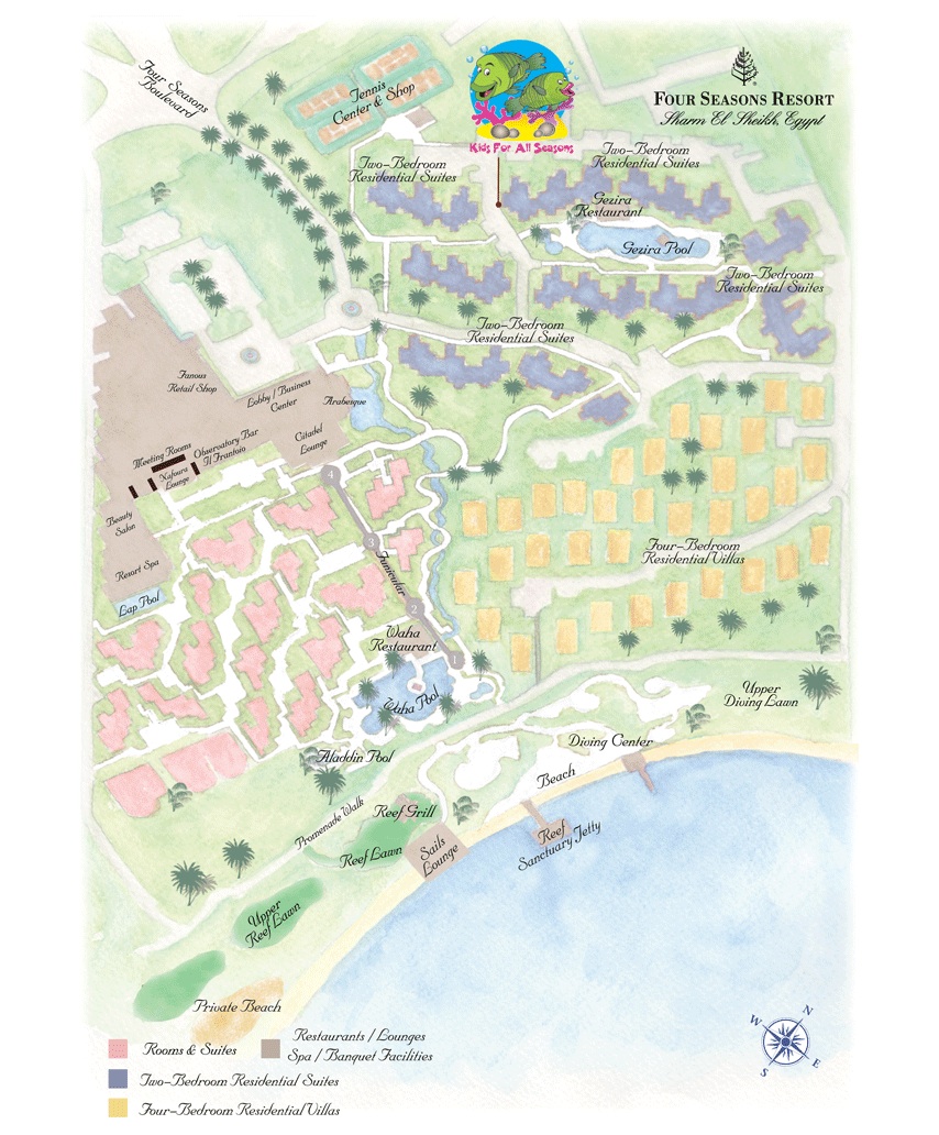 Sharm El Sheikh Resort Map  Four Seasons Resort Sharm El Sheikh