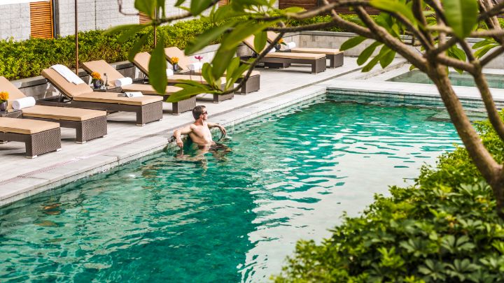 Shenzhen Hotel Outdoor Pool Four Seasons Outdoor Pool