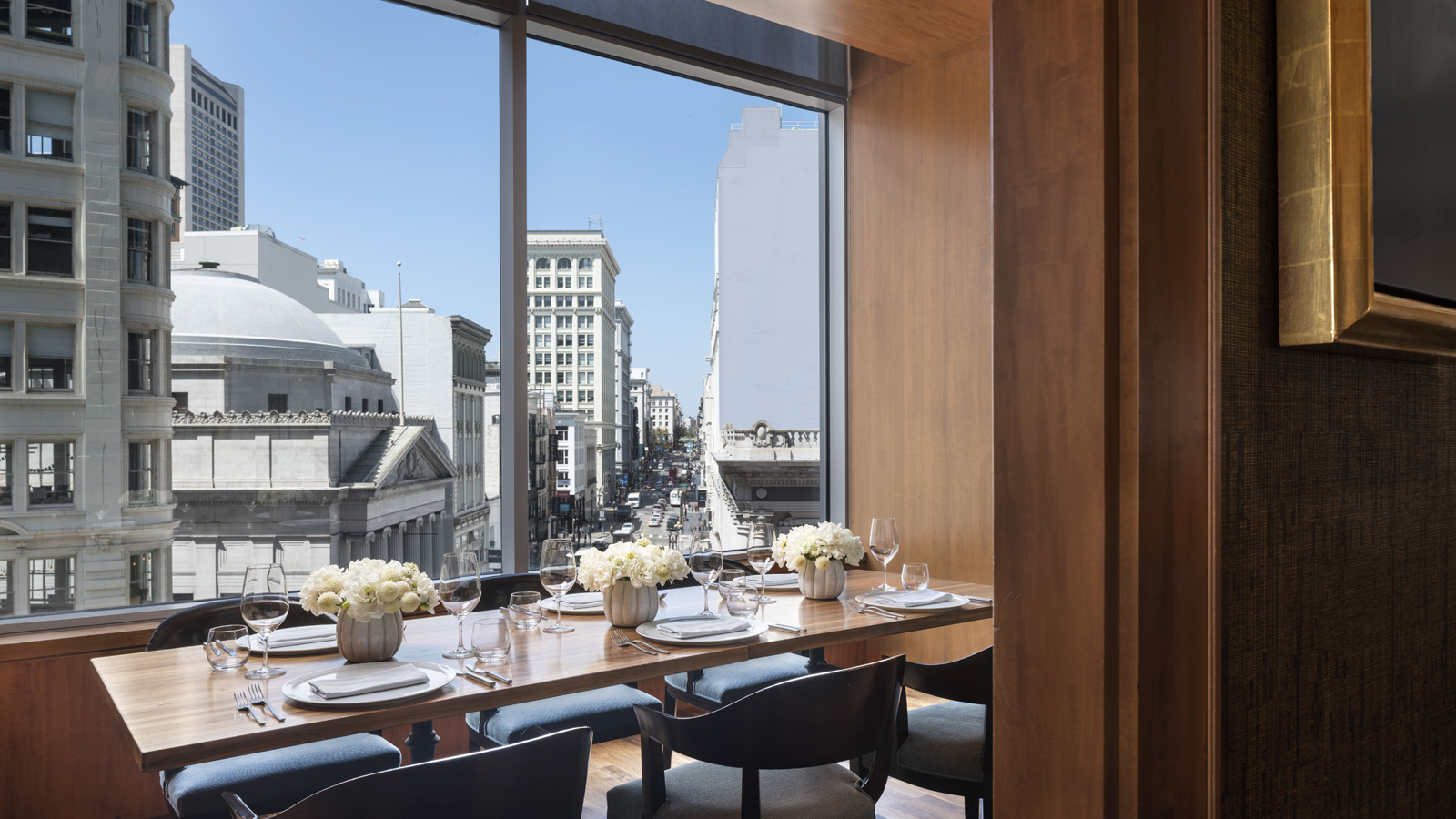 MKT Restaurant – Bar - View  Four Seasons Hotel San Francisco