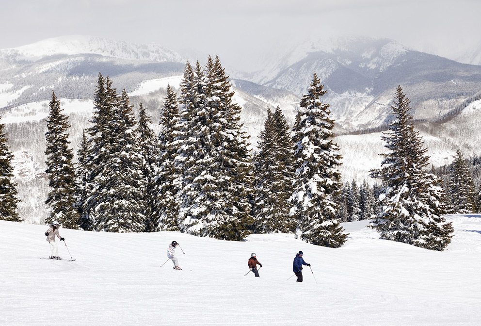 Skiing at Vail
