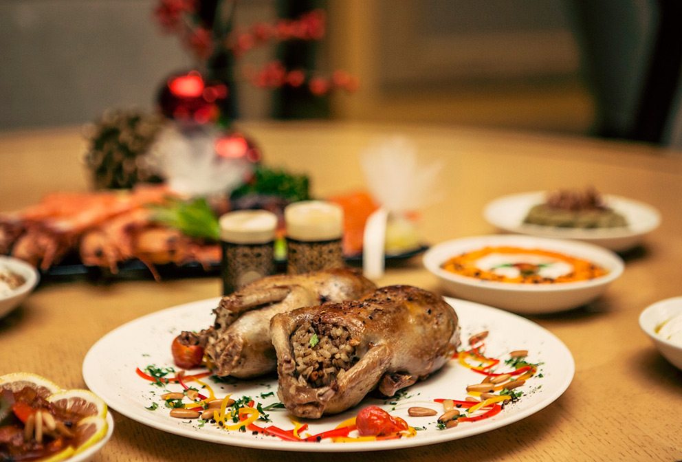 Four Seasons Cairo Stuffed pigeon with Oriental Rice