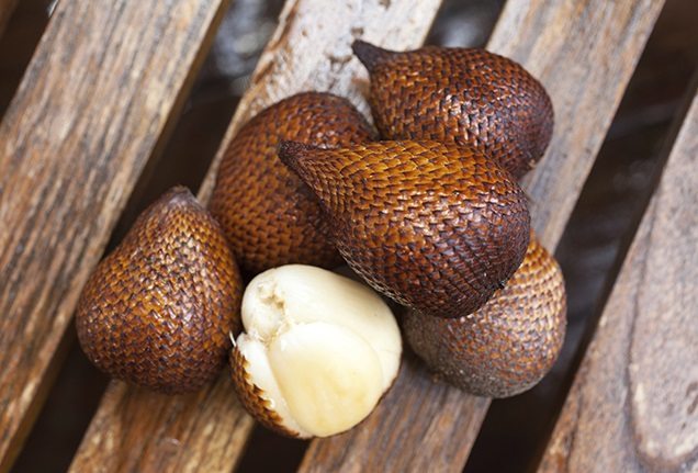 Snake fruit from Four Seasons breakfast in Bali