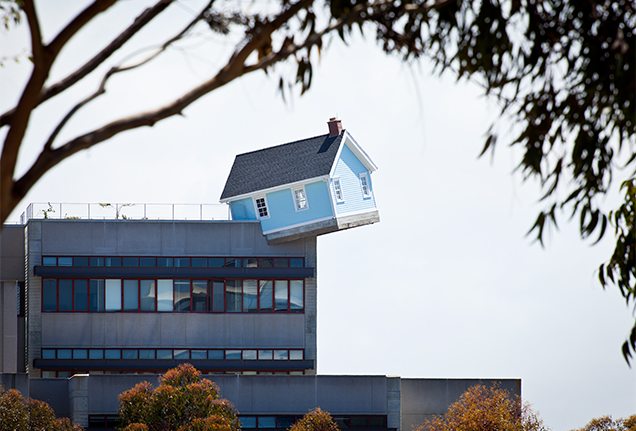 Do Ho Suh's Fallen Star in San Diego
