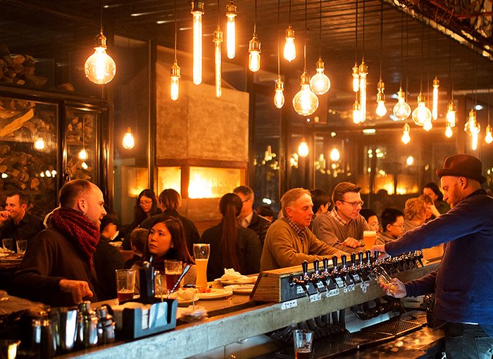 Charcoal brewpub in Beijing