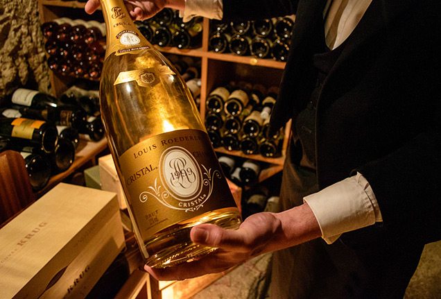 Four Seasons Paris wine cellar experience