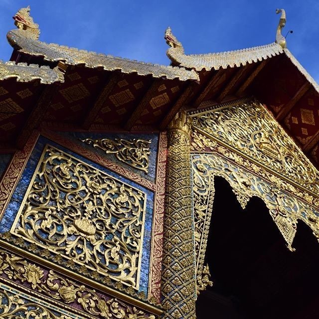 Decorative details on building