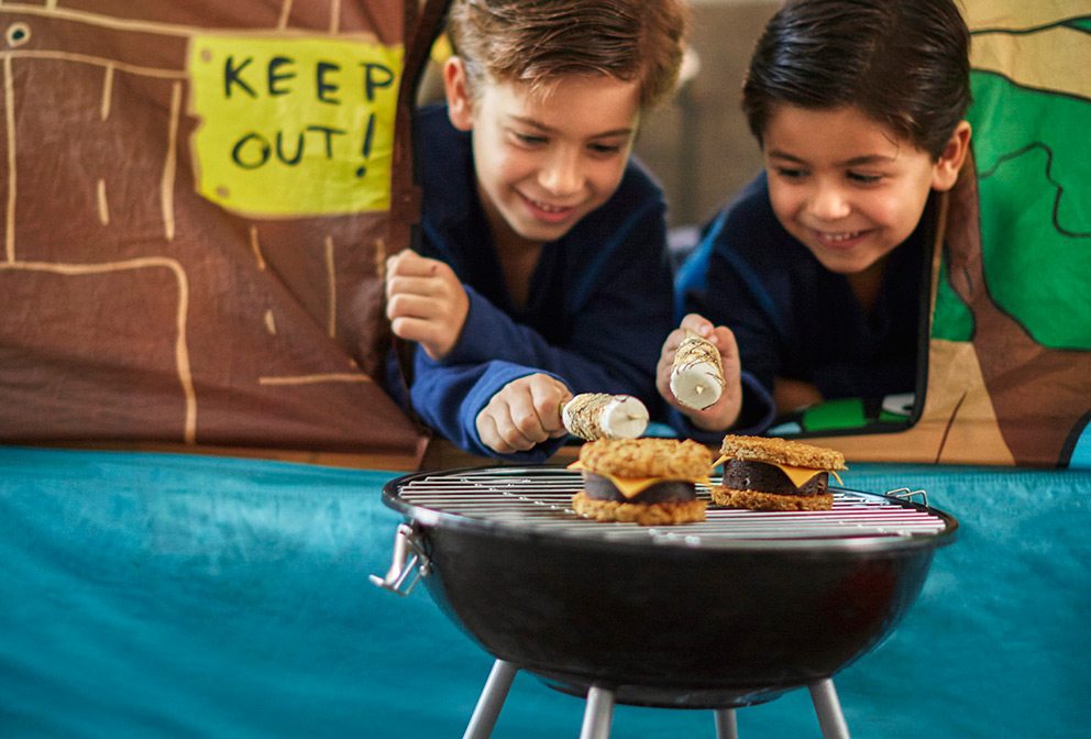 Boston kids glamping